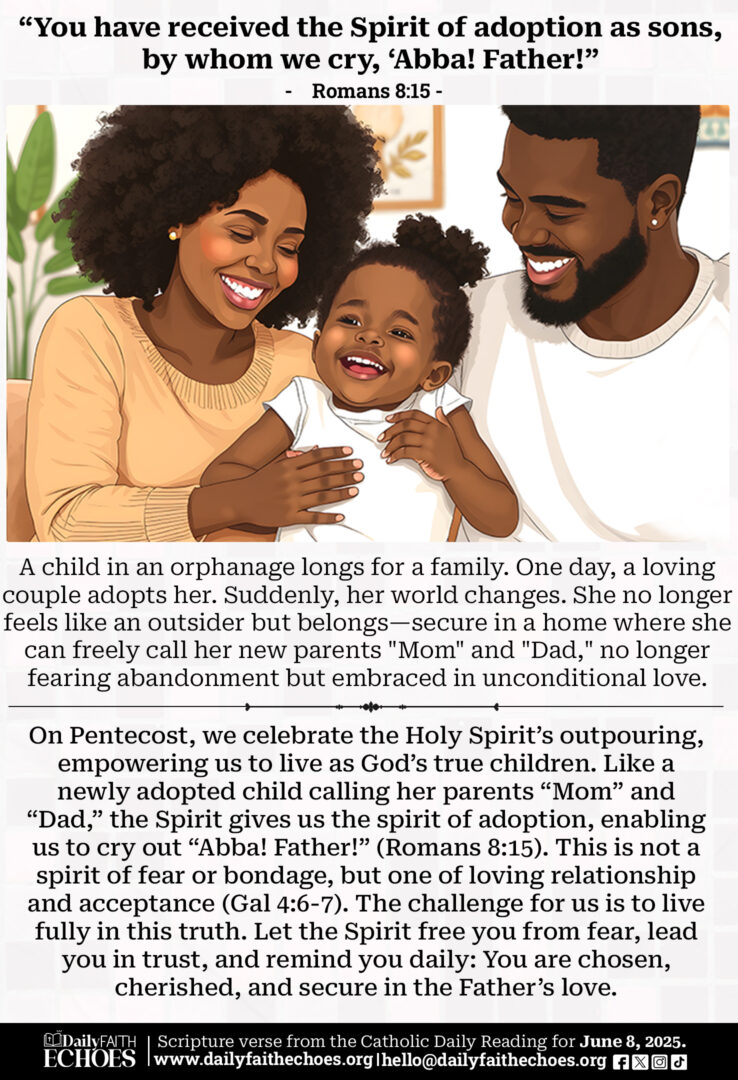 Living as God’s True Children: A Pentecost Reflection